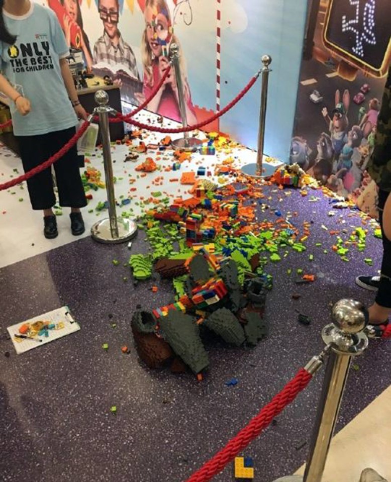 Lego Nick Wilde China smashed child