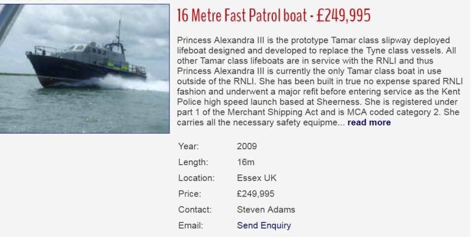 Police boat