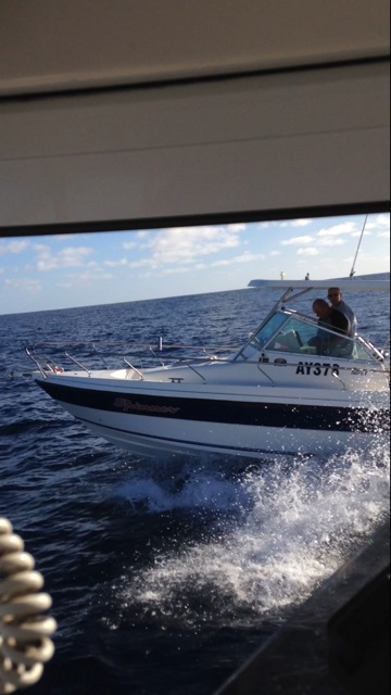 Nigel Kitchen, originally from Bolton, Gtr Manchester joined his pal Andrew Hines for a fishing trip on his boat (pictured), but the pair failed to return