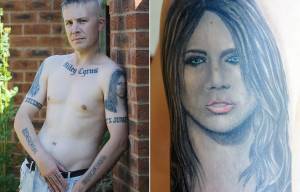 Miley Cyrus Superfan is having body art removed in a bid to find a girlfriend