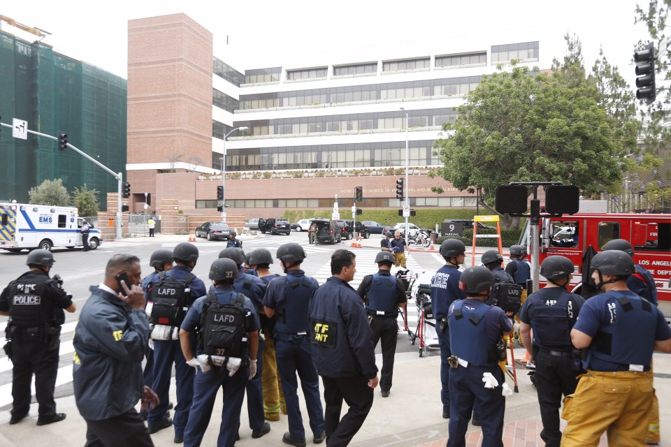 The shooting was reported at Boelter Hall, which is part of the school of engineering
