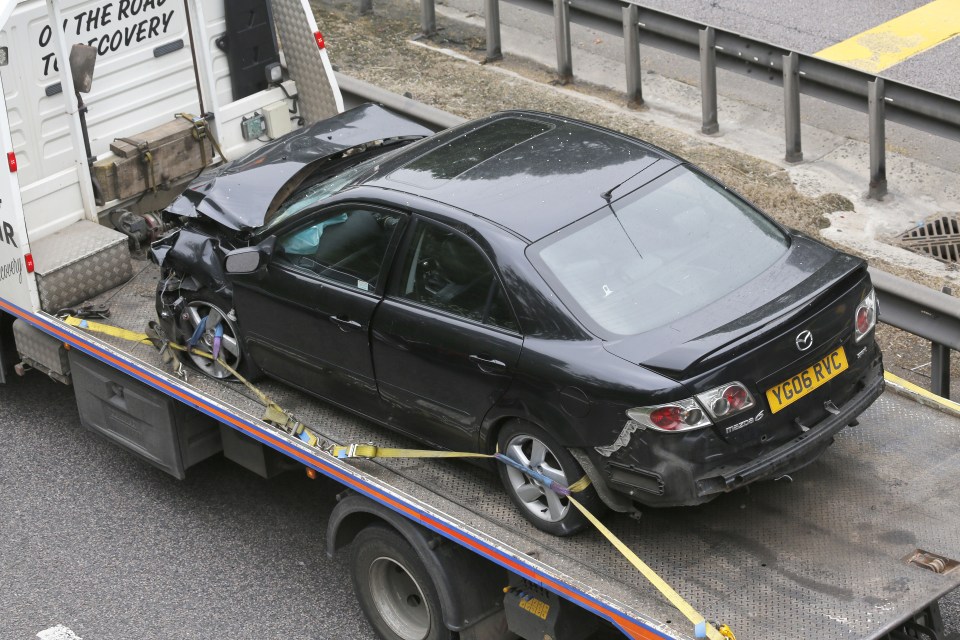 A Mazda passenger was taken to Gloucestershire Royal Hospital with non-life threatening injuries 
