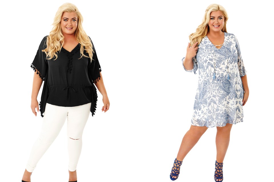 Gemma shows off slimmer figure in new range - which for the first time is available worldwide