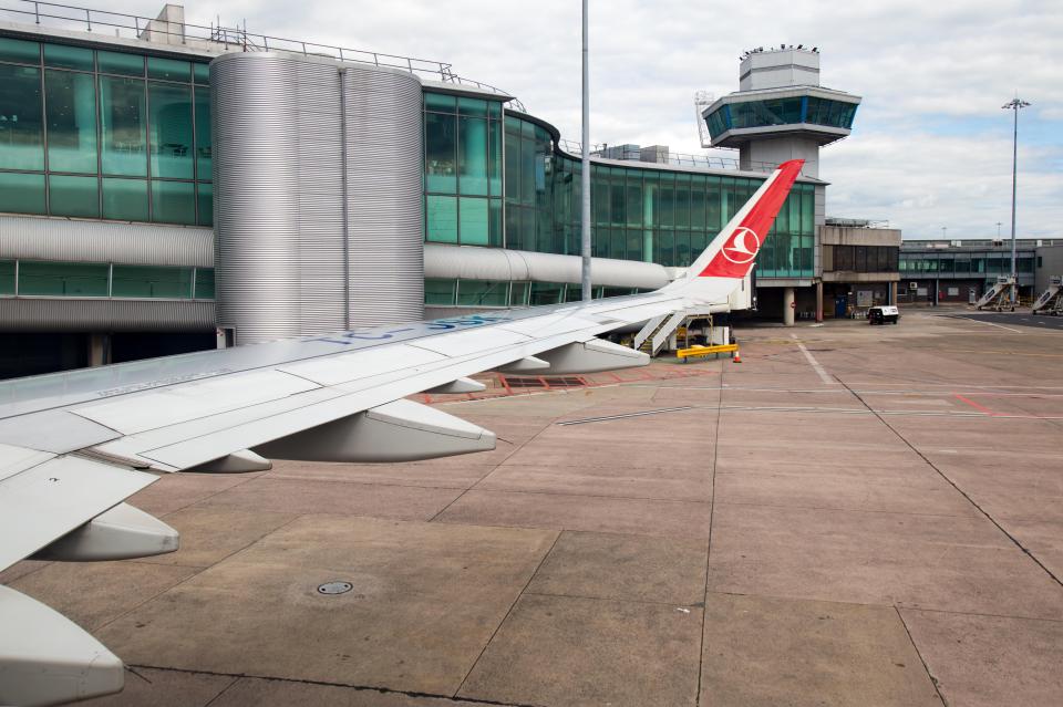 Holidaymakers were expecting taking off from Manchester airport to the Greek holiday isle of Kos at 1.55pm on Sunday but their jet never left the tarmac