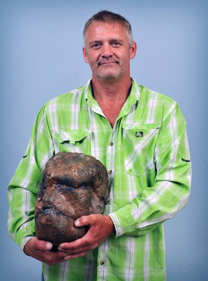 Todd May claims he has found the fossilised head of the legendary Bigfoot