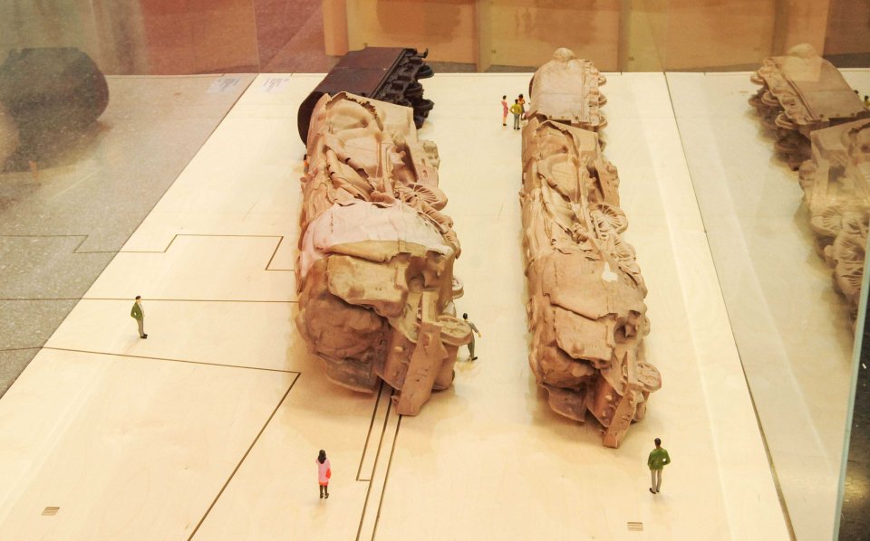 The creations, modelled in stone, will have their texture rendered to resemble human skin 