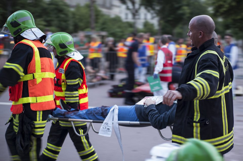 UEFA EURO 2016 Anti-terrorism exercise in Lyon