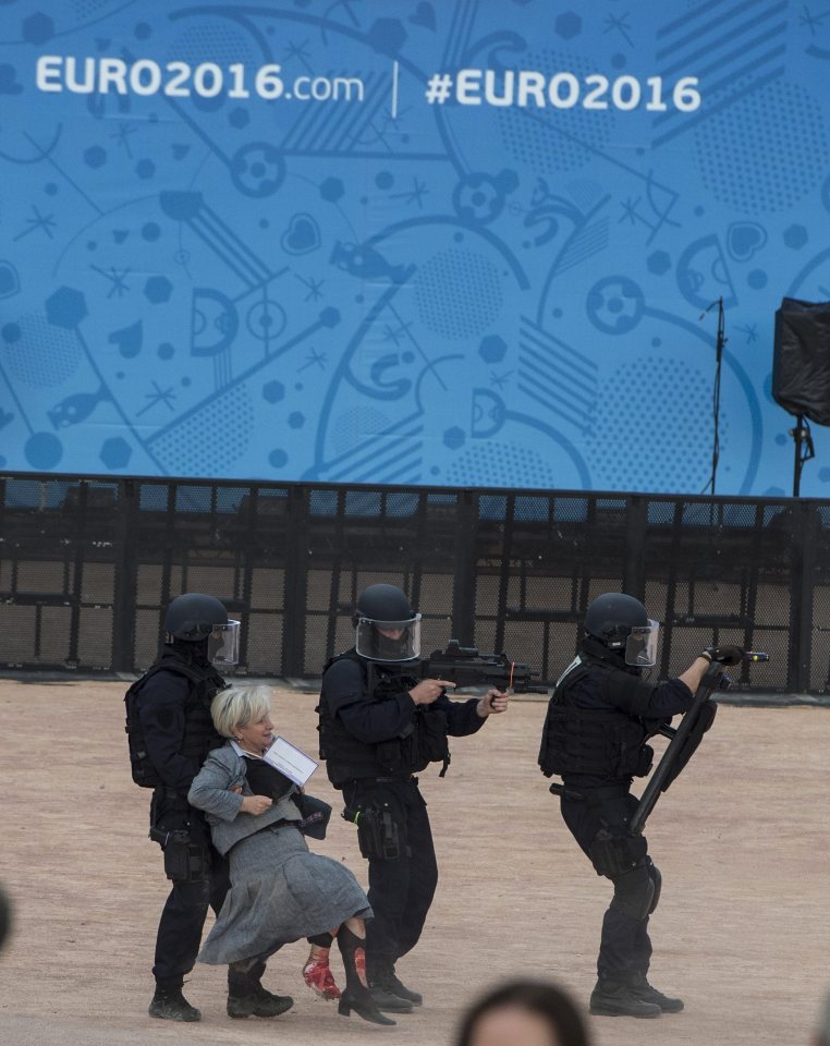 UEFA EURO 2016 Anti-terrorism exercise in Lyon