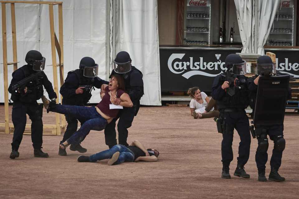 Euro 2016 terror drill