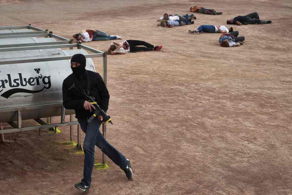 Euro 2016 terror drill