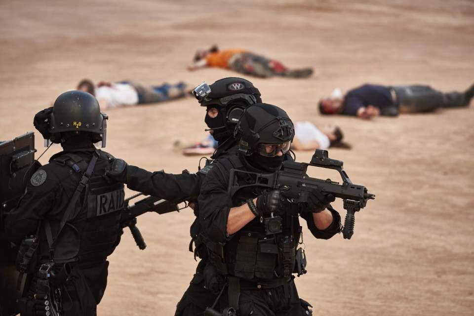 Euro 2016 terror drill