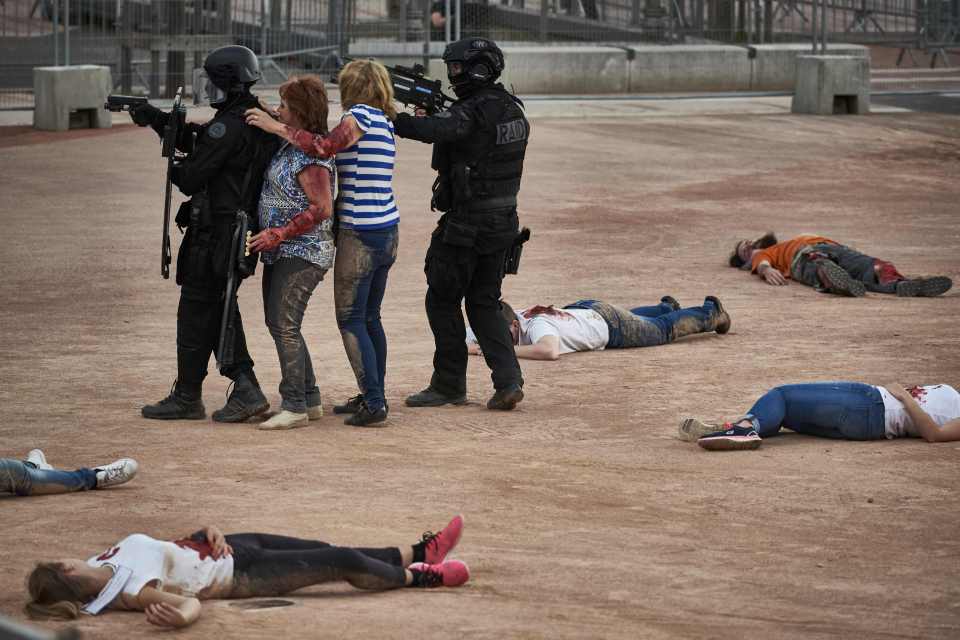 Euro 2016 terror drill