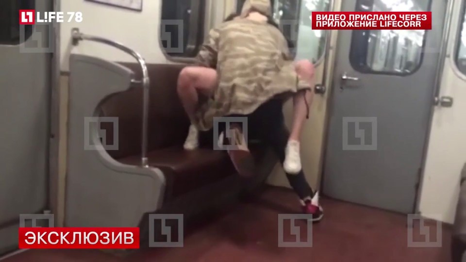 Russia couple underground sex