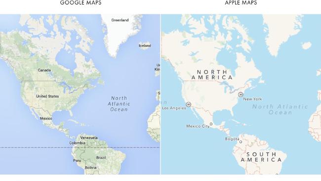 Google Maps vs Apple Maps