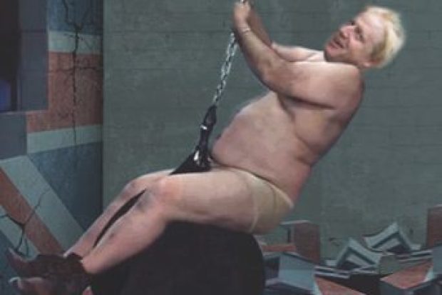 Boris Johnson on Wrecking Ball