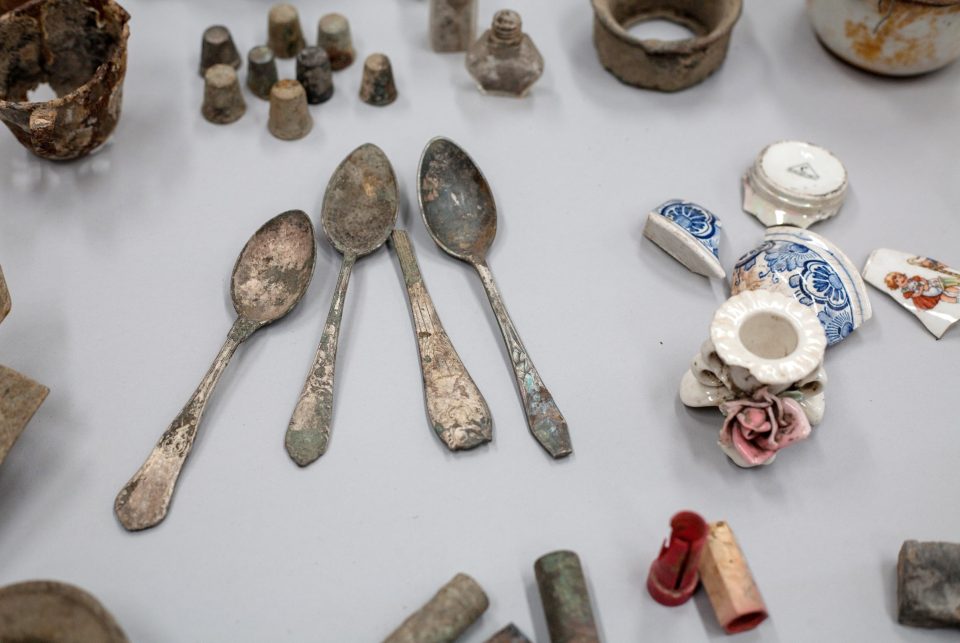 Collection of victims' belongings on show at the Auschwitz-Birkenau State Museum, Oswiecim, Poland - 08 Jun 2016