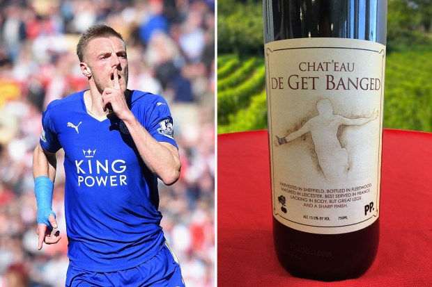 Chat'eau de Get Banged Vardy Wine