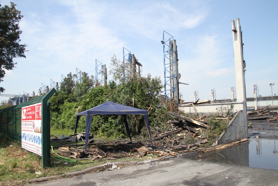 Fire ravages refugee shelter in Dusseldorf