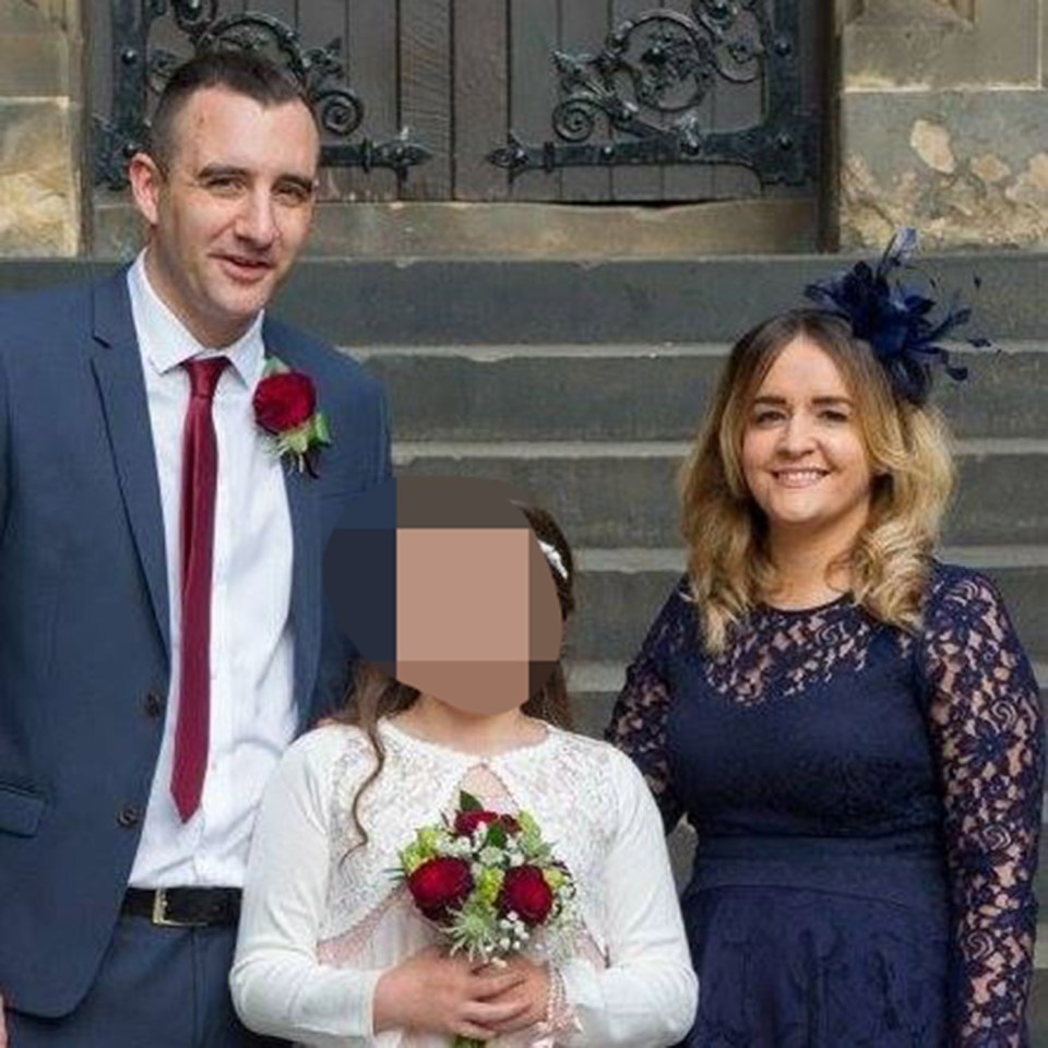 Michelle Whytock with Jamie Giles, who was driving the car which she got out of and attacked Charlene Malone with her car keys
