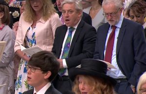 Corbyn finally sings national anthem at Queen’s 90th birthday - but he keeps one hand in his pocket