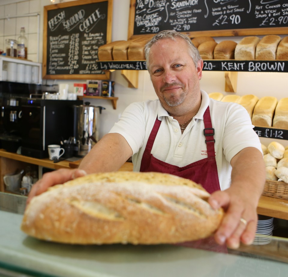  'Now we can shop around and buy the best wheat in the world' Geoff Champs: Baker