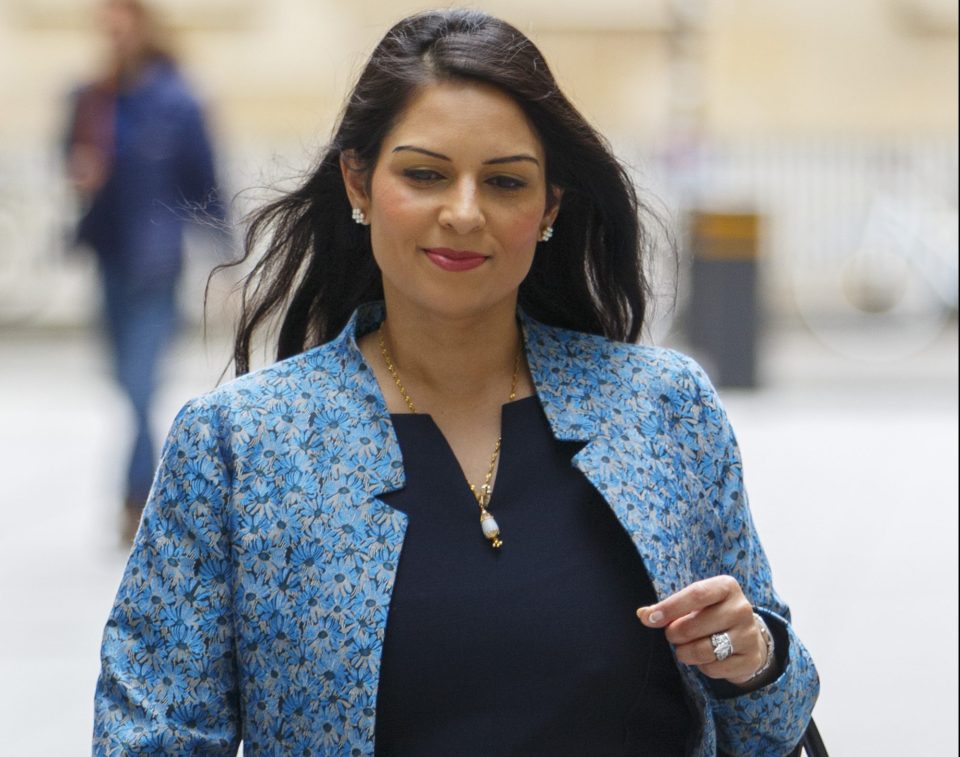Priti Patel David Cameron