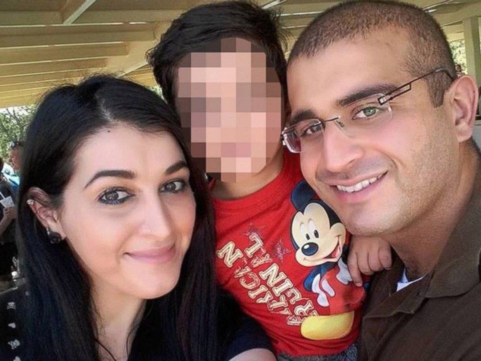Fasmily man . . . Mateen, ex-Noor and son