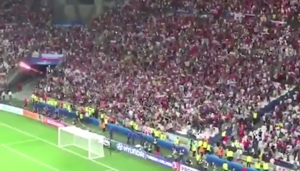Russian hooligans