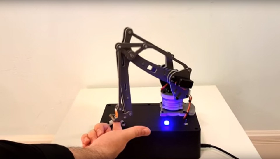 Would you be brave enough to put your finger near the pain-bot?