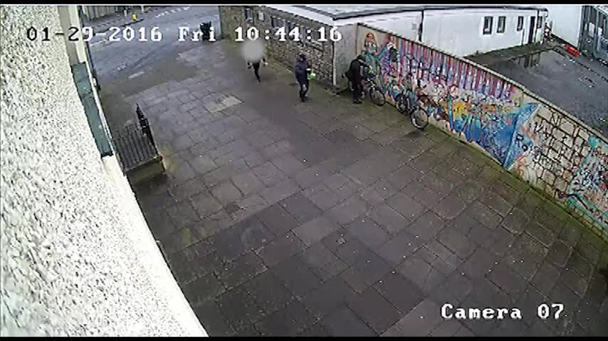 As they get back to their bikes, a man walks past - oblivious to the concealed weapons and the loot