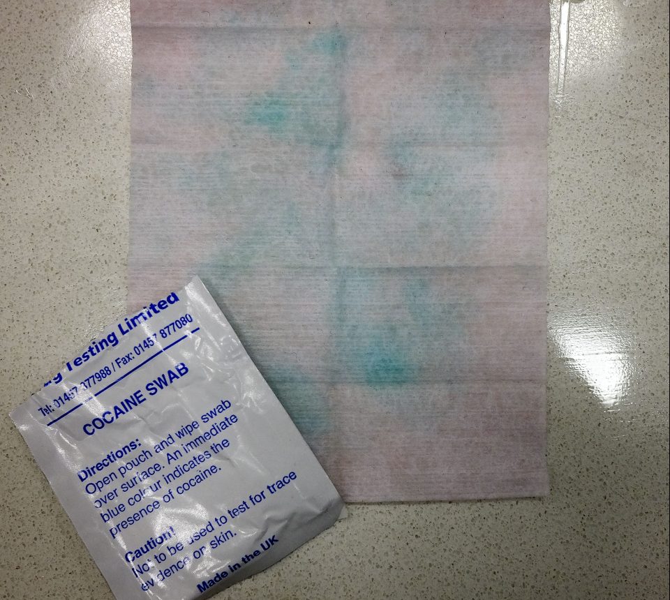 cocaine swabs