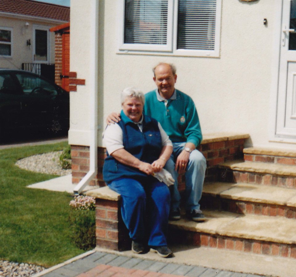 Doreen Trowsdale (pictured with her late husband Peter)
