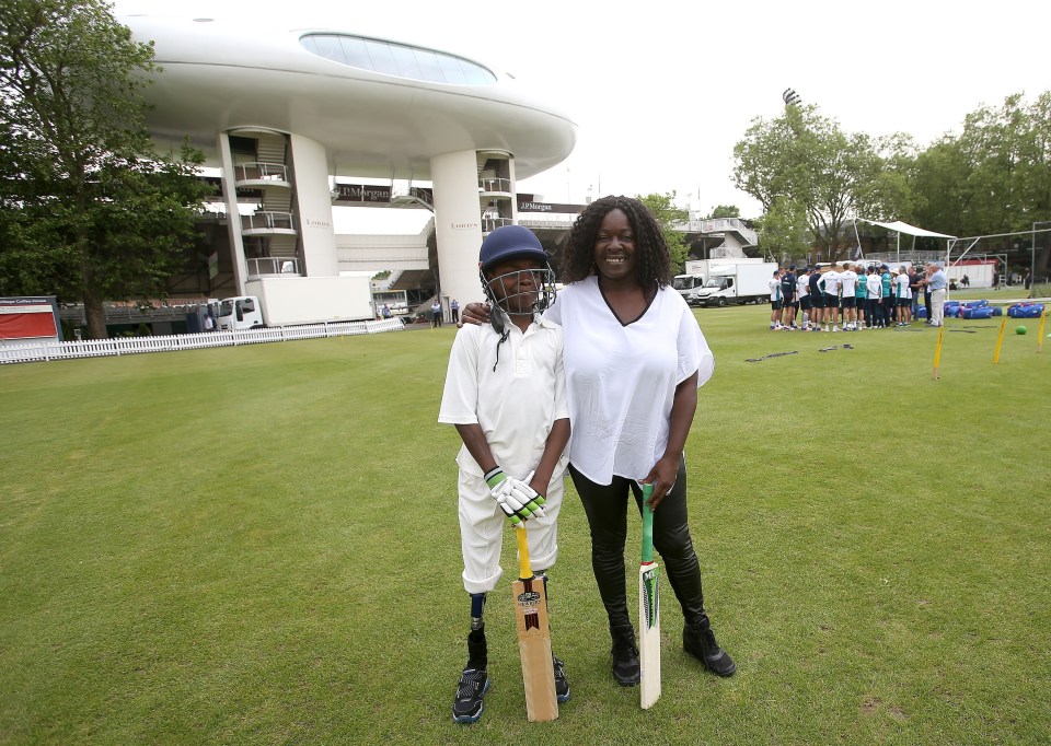 Harvey's mum Carol never expected to see him play cricket after he he was ill when he was just 15 months old