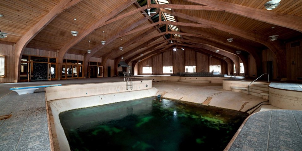 The pool alone is bigger than most other houses