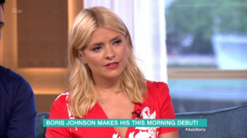 Boris Johnson Holly Willoughby