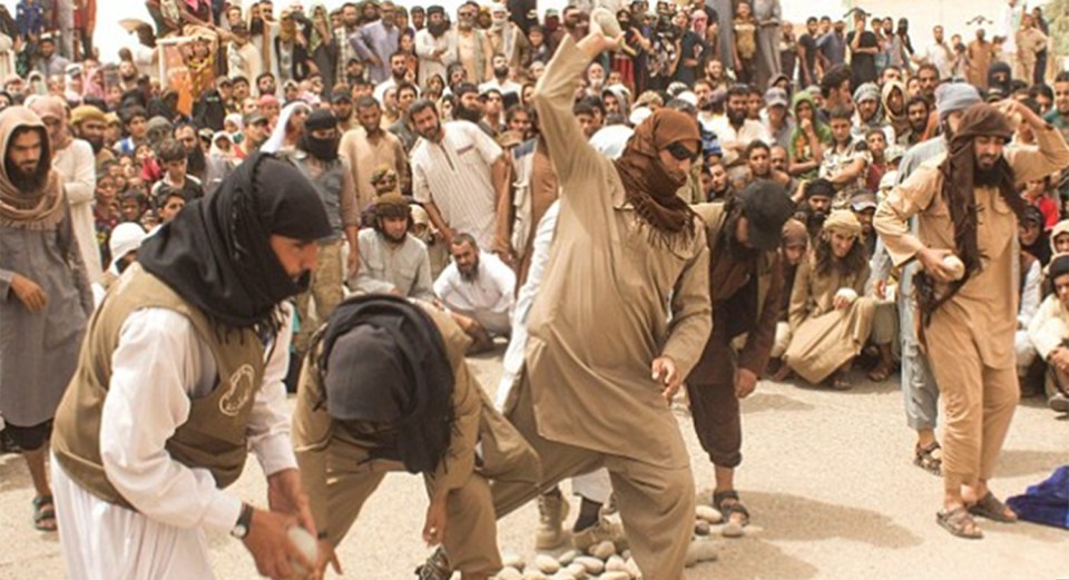 Isis stoning