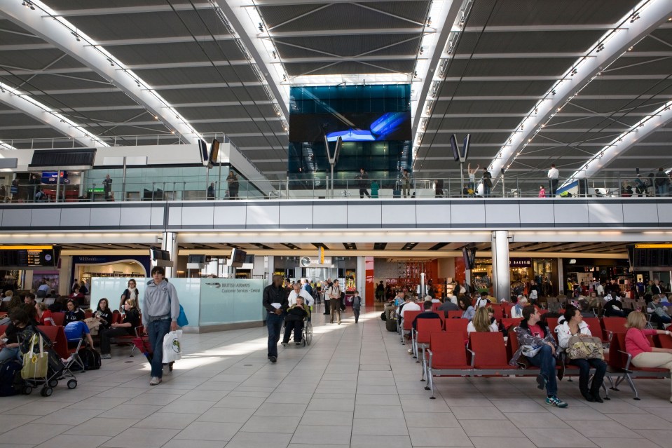 terminal Five at Heathrow Airport in London