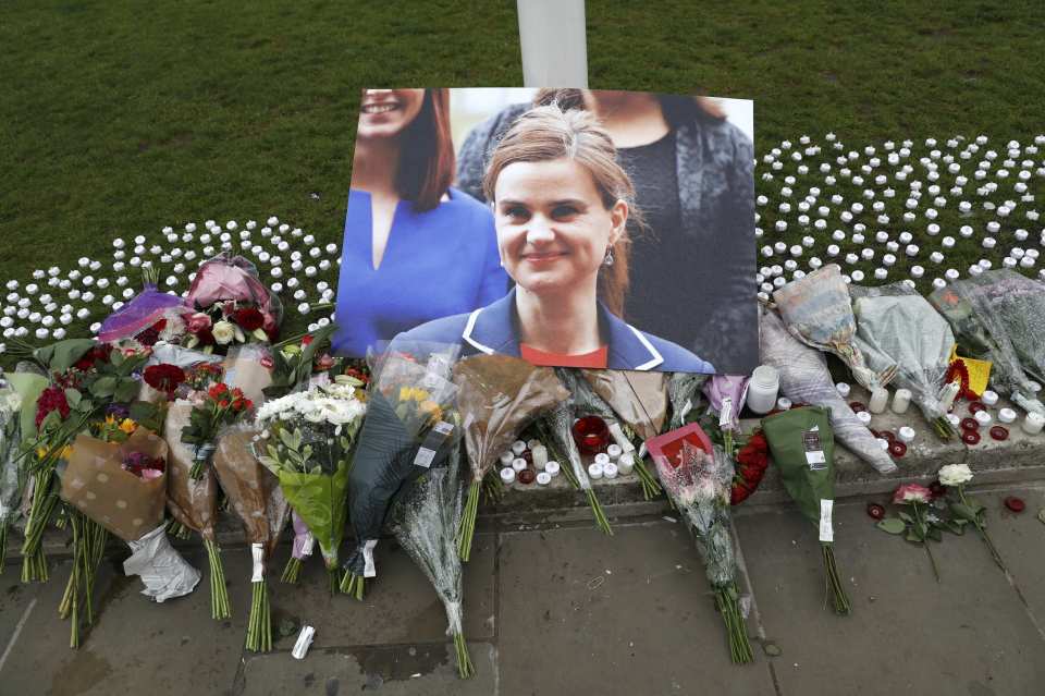 Tributes poured in for the 41-year-old mum-of-two, with MPs colleagues leaving flowers and candles at a vigil in Parliament Square