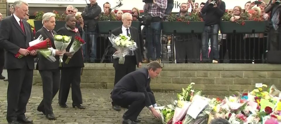 Cameron and Corbyn were also joined by the Speaker of the House John Bercow and Shadow Secretary of State for Foreign and Commonwealth Affairs Hilary Benn MP