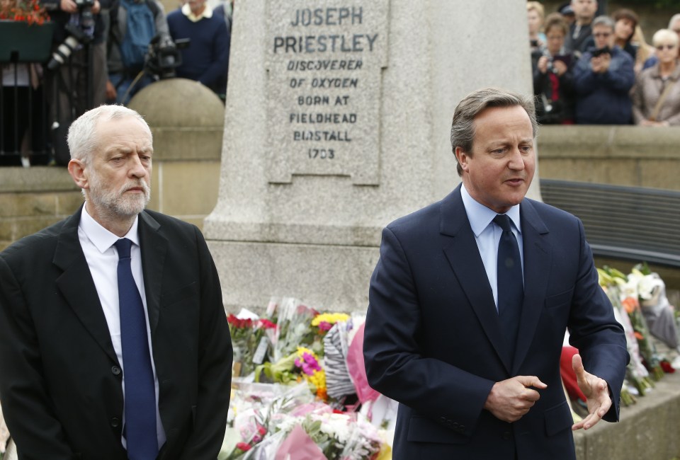 Jo Cox murder Cameron Corbyn