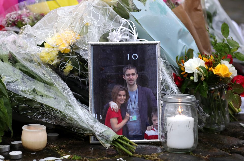 Yesterday her family paid tribute to the MP after hundreds of people left flowers at the scene of her murder