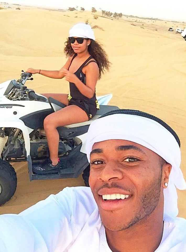 Paige Hansel, also known as Paige Milian, 20, girlfriend of Liverpool and England star Raheem Sterling, 