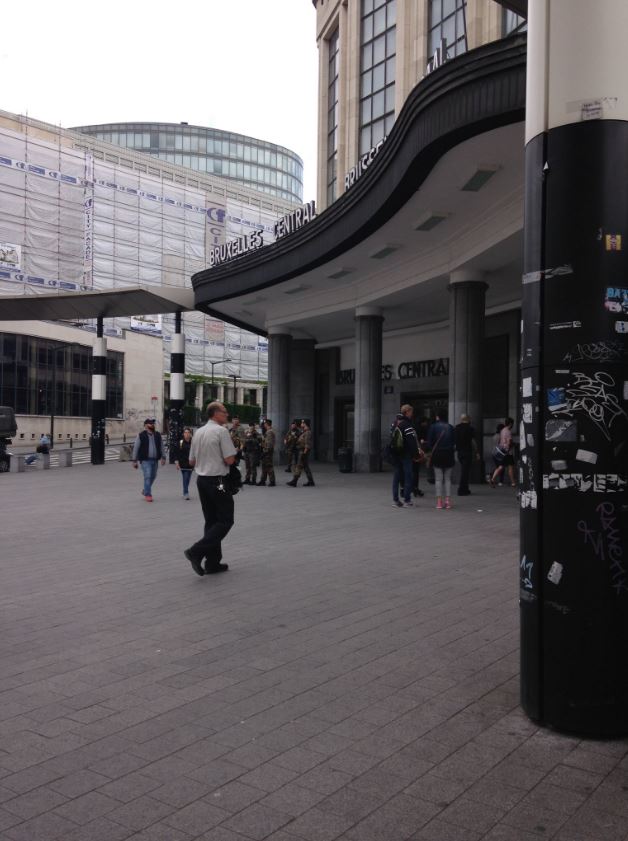 Terror Alert in Brussels Grand Centrale Station