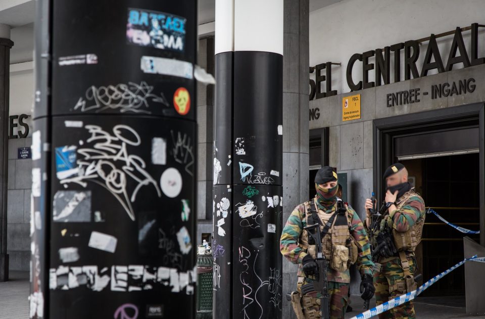 Brussels Central Station evacuated after suspect packages found, Belgium - 19 Jun 2016