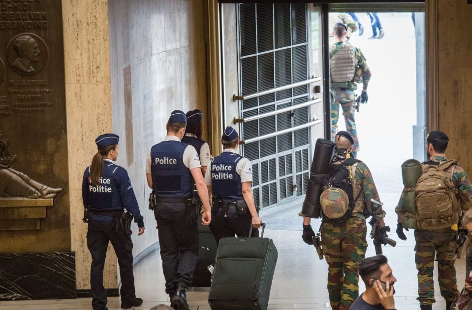 Brussels Central Station evacuated after suspect packages found, Belgium - 19 Jun 2016