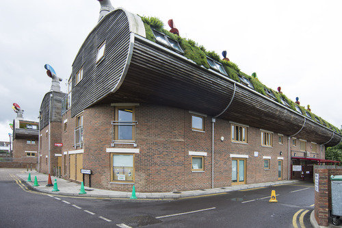 Tenants have said the eco-community's soakaways have made the area an ideal environment for the rats