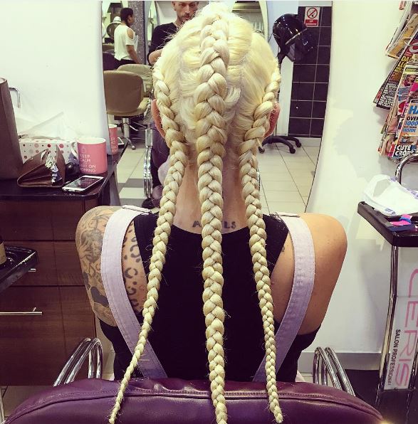 Jodie's hair before her new look