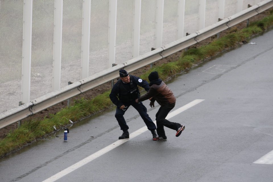 Migrants in Calais