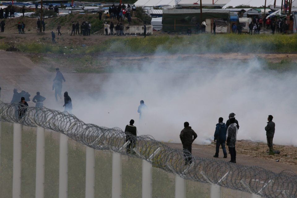 Migrants in Calais