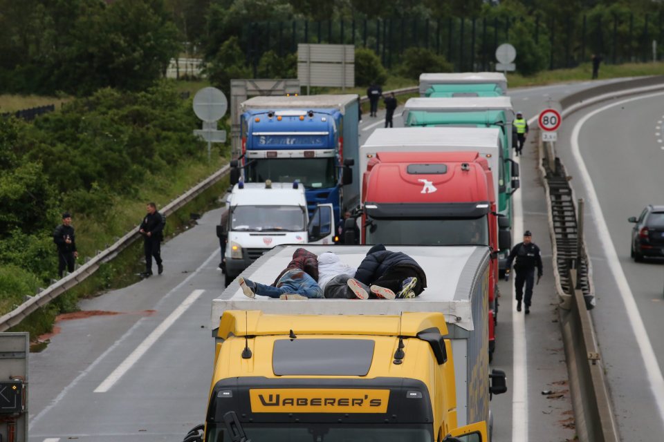 Migrants in Calais